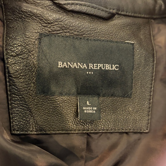 Banana Republic Chocolate Leather Jacket - Picture 7 of 8